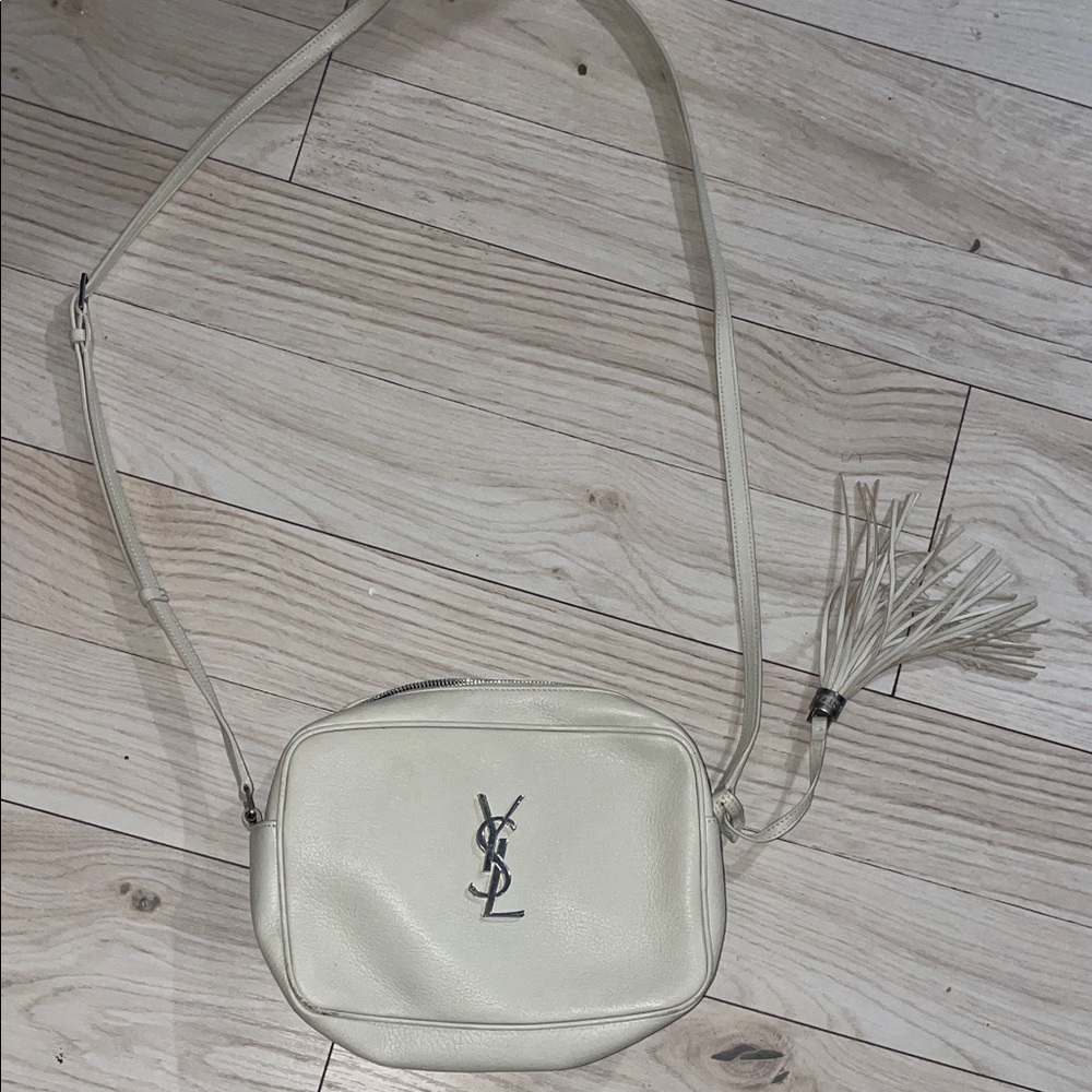 Yves Saint Laurent Off-White Crossbody Bag